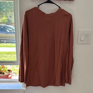 Jungmaven Men's Long Sleeve Tee in Rust